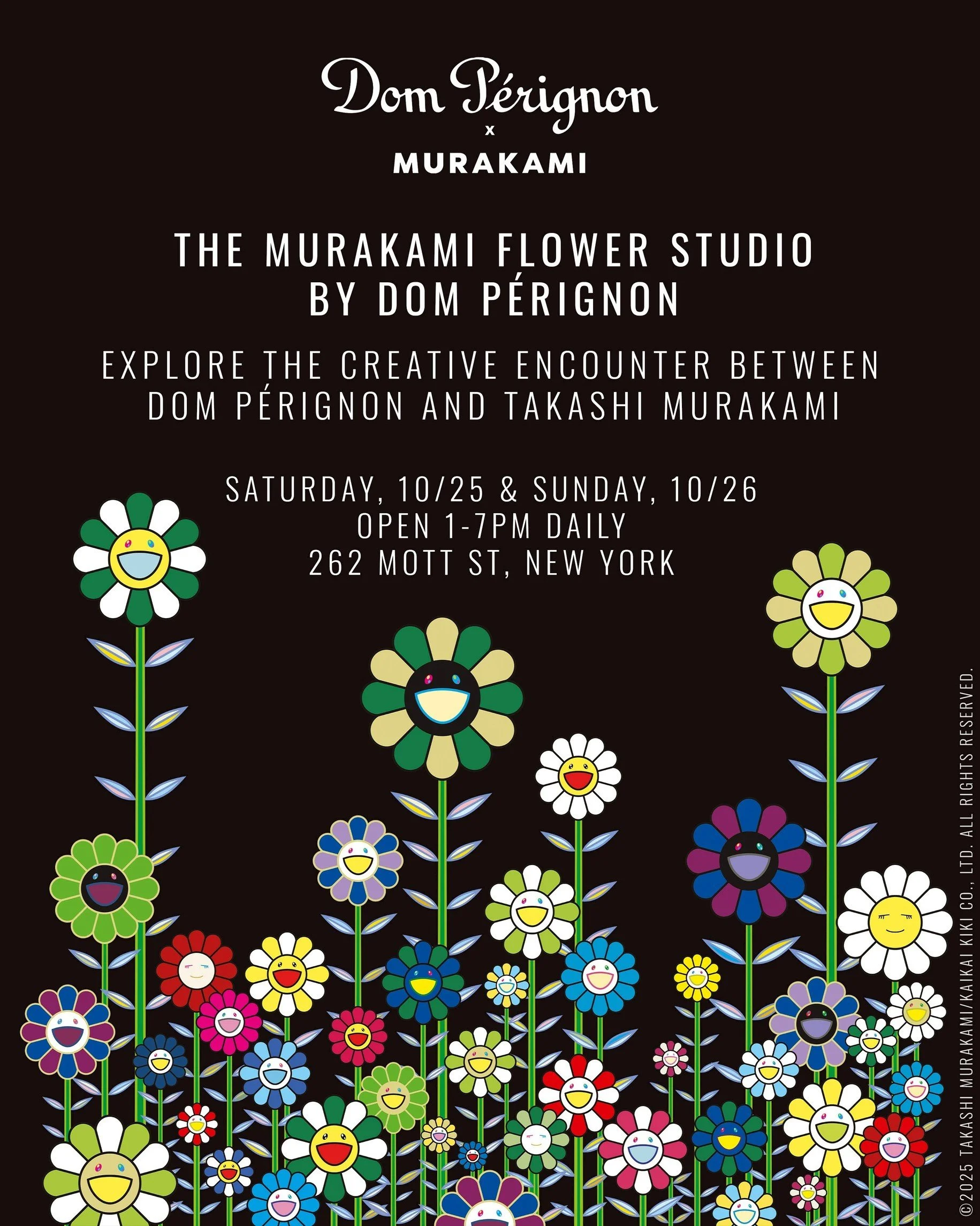 Murakami Flower Studio by Dom Pérignon — NYC for FREE